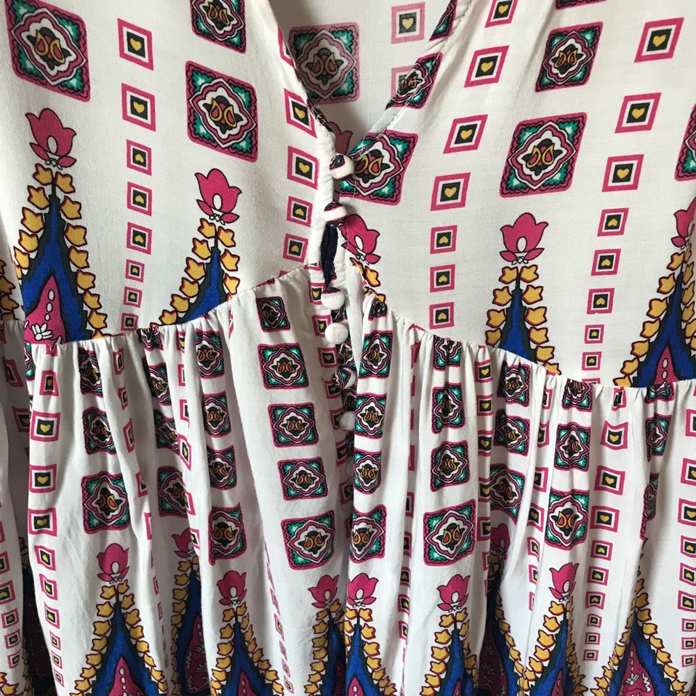 Umgee USA | Boho Chic Cotton Blend Mini Dress - Picture 3 of 8
